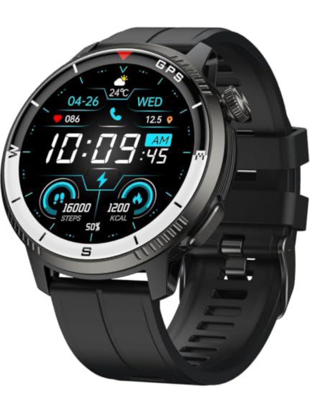 Smart Fitness Watch - Black